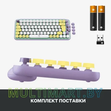 Клавиатура Logitech Pop Keys Daydream картинка 8